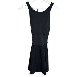Lululemon Court Crush Dress Black, Everlux, Tennis, Athletic, Lined, Size 6